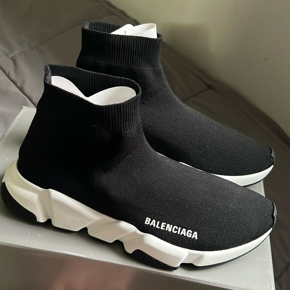 Balenciaga Speed Trainer High Top Sock Sneaker - Picture 1 of 12